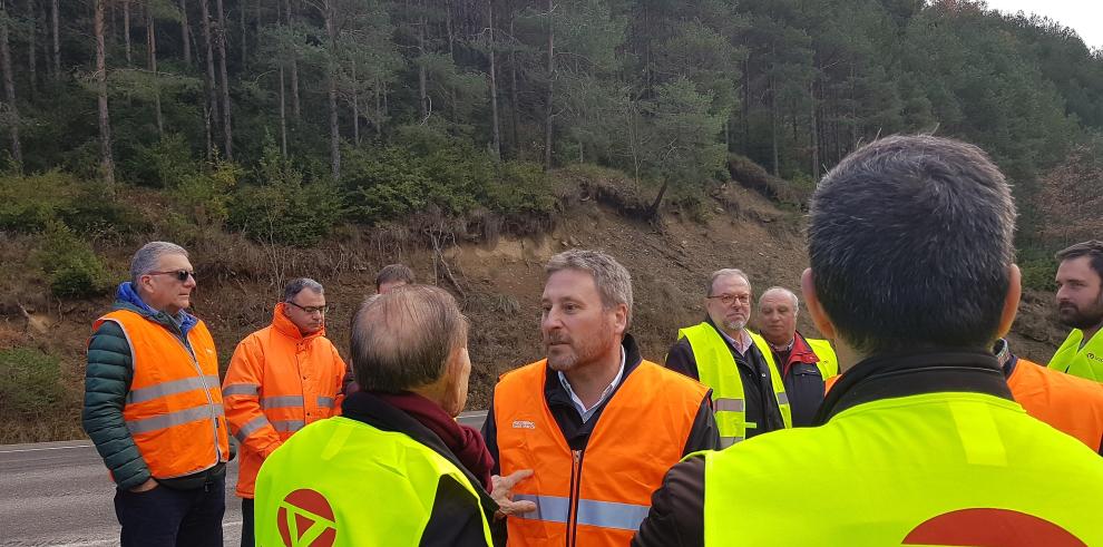 Mejora de la seguridad de la carretera A-139 en Santaliestra