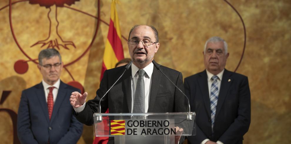 El Presidente de Aragón apela a la capacidad de autogobierno para hacer de Aragón una comunidad de éxito y futuro basado en el conocimiento