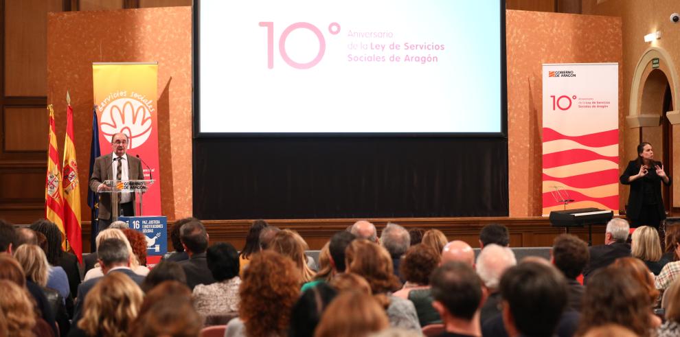 Aragón celebra diez años de la Ley de Servicios Sociales con sus protagonistas y camina hacia nuevos retos