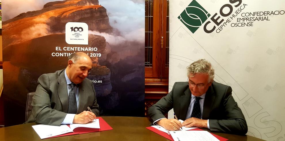 CEOS-CEPYME Huesca aportará su empuje empresarial al Centenario de Ordesa y Monte Perdido