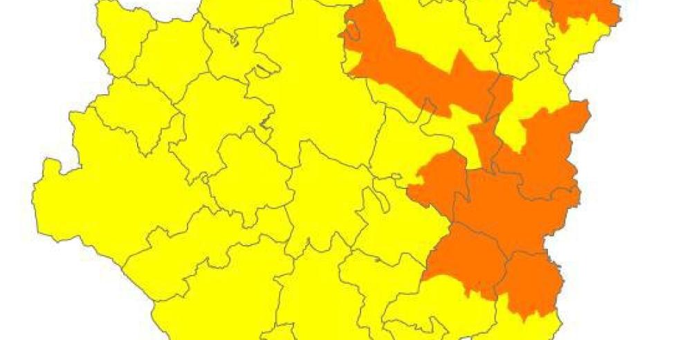 Alerta naranja de peligro de incendios forestales en diversas zonas de Aragón 
