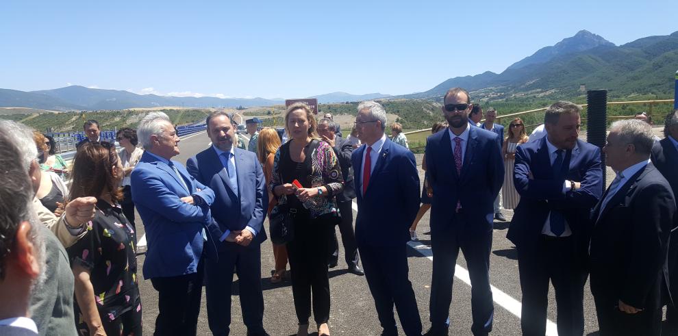 Inauguración del tramo de la A-21 entre Jaca y Santa Cilia