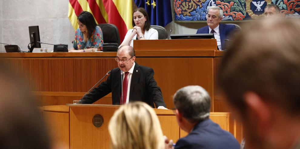 Discurso de Investidura de Javier Lambán, candidato a la Presidencia del Gobierno de Aragón