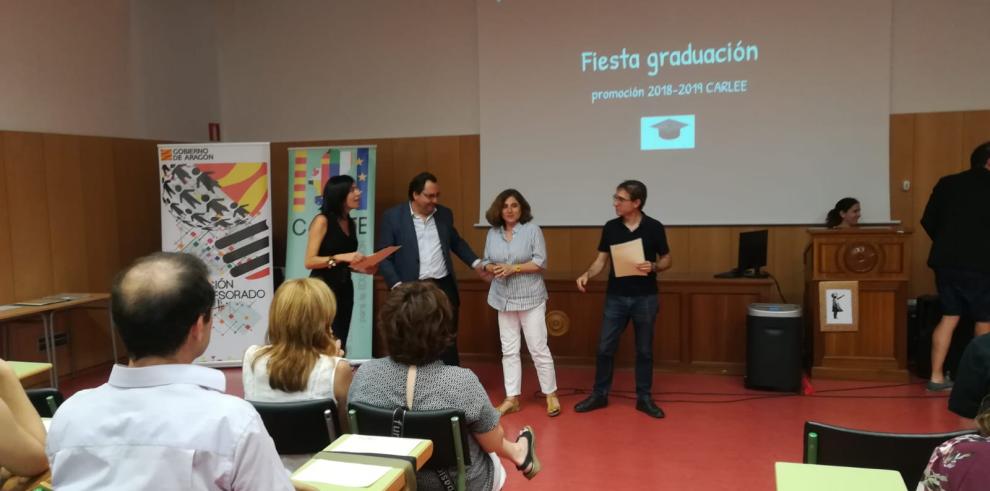 Cerca de 300 docentes acreditan sus conocimientos en idiomas en la fiesta de graduación del Centro Aragonés de Lenguas Extranjeras para la Educación