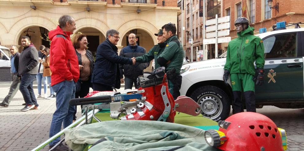 Guillén resalta en Teruel la gran colaboración institucional en la Protección Civil