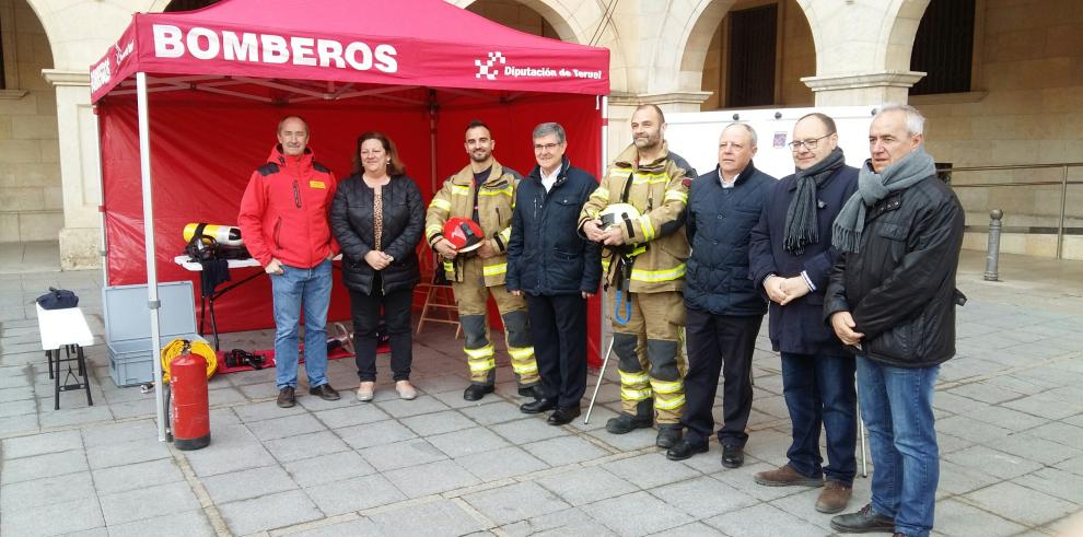 Guillén resalta en Teruel la gran colaboración institucional en la Protección Civil