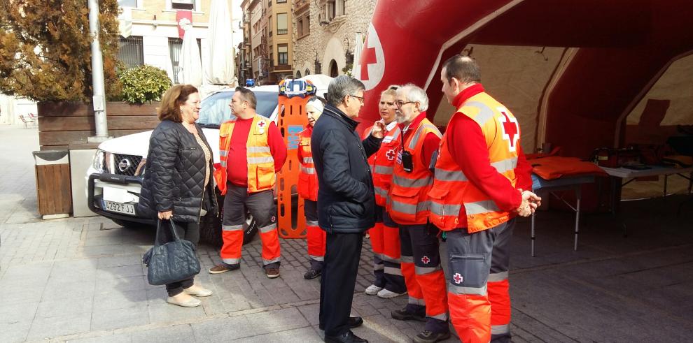 Guillén resalta en Teruel la gran colaboración institucional en la Protección Civil