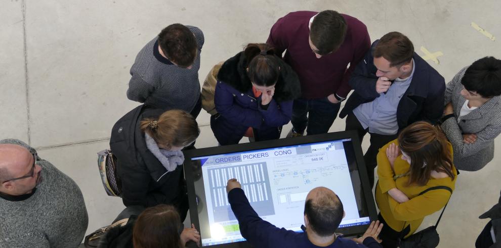 Una delegación de AIRBUS, interesada por el potencial logístico de Aragón, visita ZLC e ITAINNOVA