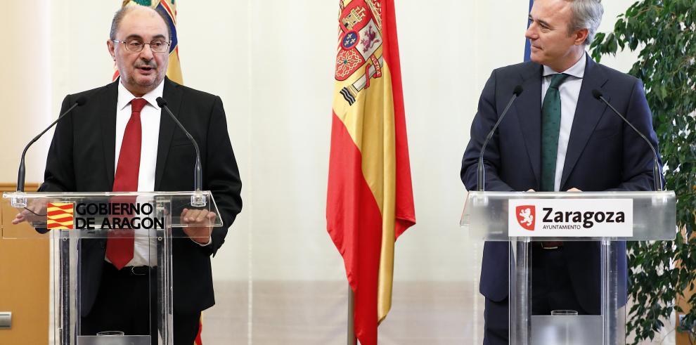 Gobierno de Aragón y Ayuntamiento de Zaragoza inician una nueva etapa con sintonía, lealtad y propósitos de ser útiles a la ciudadanía