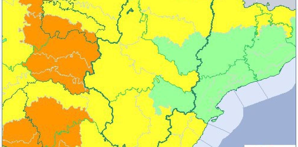 Aviso amarillo por tormentas