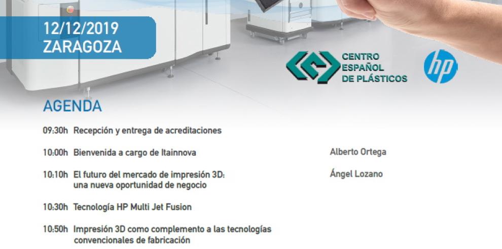 ITAINNOVA acogerá una demostración de impresión de la última tecnología 3D para piezas de plástico