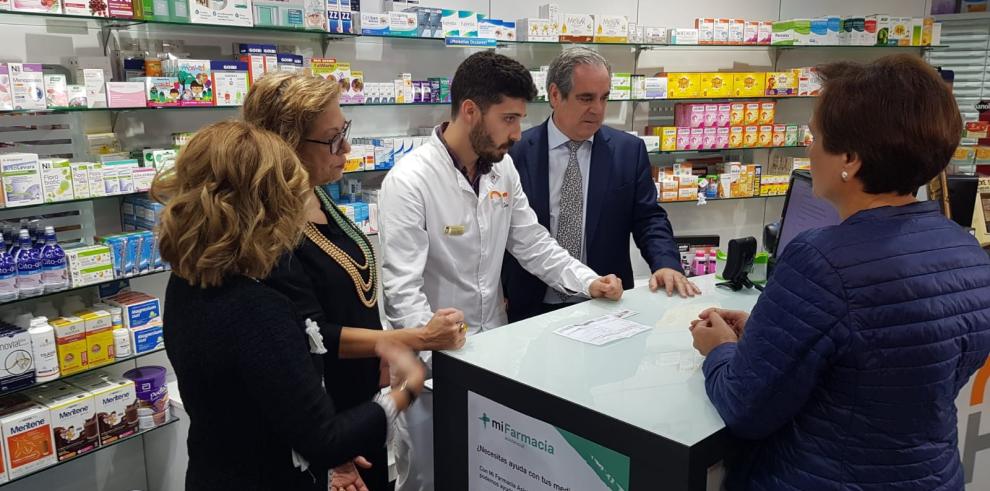 Pilar Ventura ha destacado la colaboración con las farmacias en la mejora de la salud de los ciudadanos 