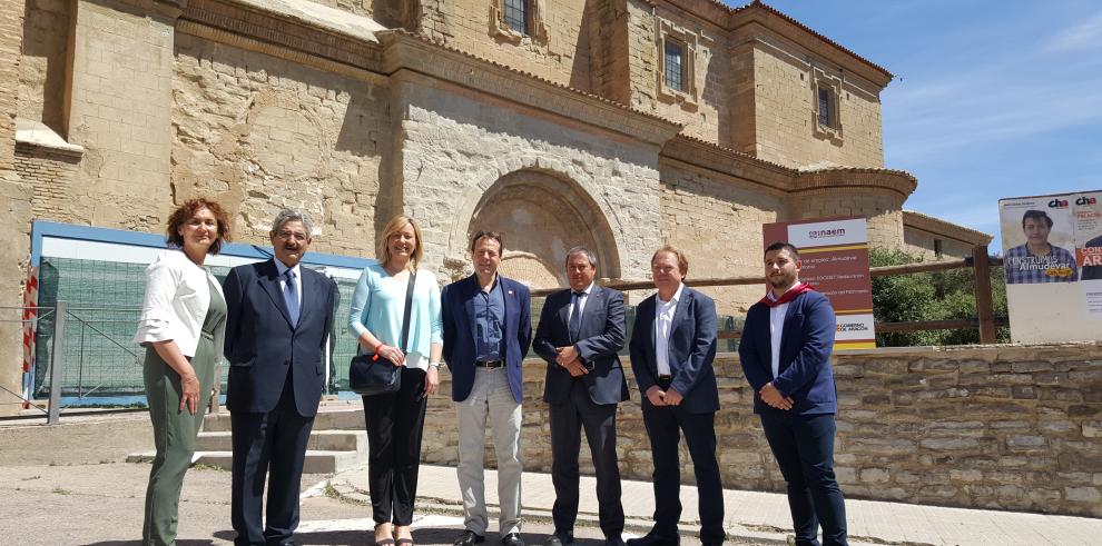 Marta Gastón celebra San Isidro junto a los vecinos de Almudévar