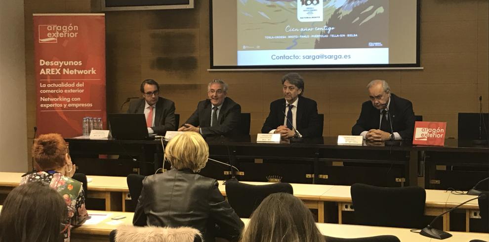 Las empresas aragonesas con proyección internacional se interesan por el Centenario de Ordesa y Monte Perdido