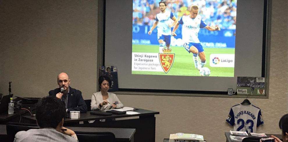 Aragón impulsa su imagen en Japón a través del fútbol