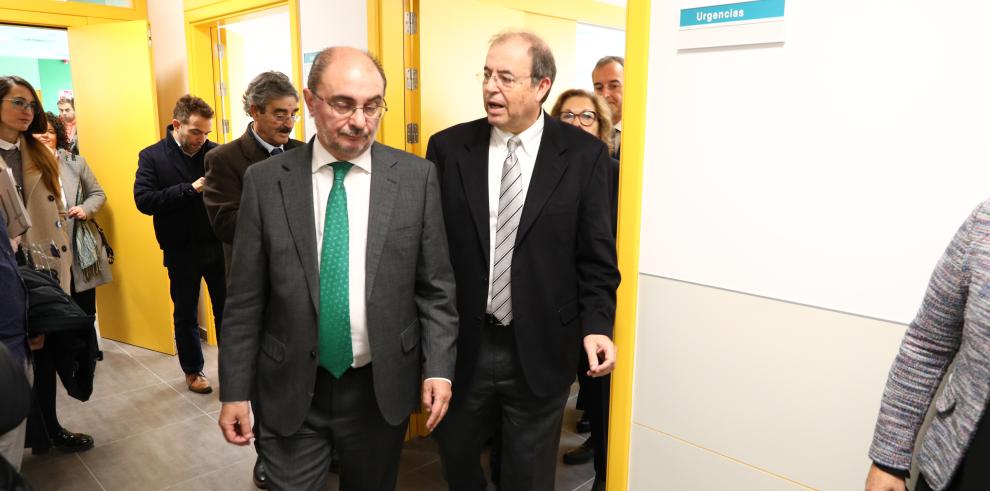 El presidente de Aragón inaugura el nuevo centro de salud de Binéfar que triplica el espacio y recoge mejoras asistenciales ante el notable crecimiento de la población en la Litera