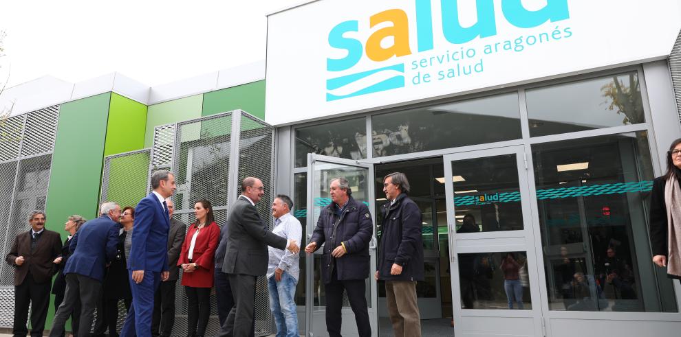 El presidente de Aragón inaugura el nuevo centro de salud de Binéfar que triplica el espacio y recoge mejoras asistenciales ante el notable crecimiento de la población en la Litera