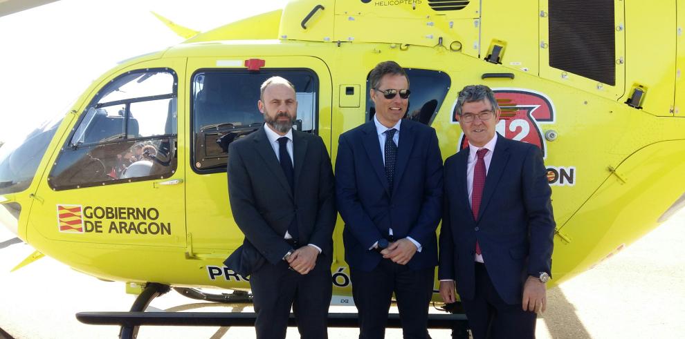 Los nuevos helicópteros sanitarios y de emergencias de Aragón aumentan la seguridad y el confort de pacientes y tripulaciones 