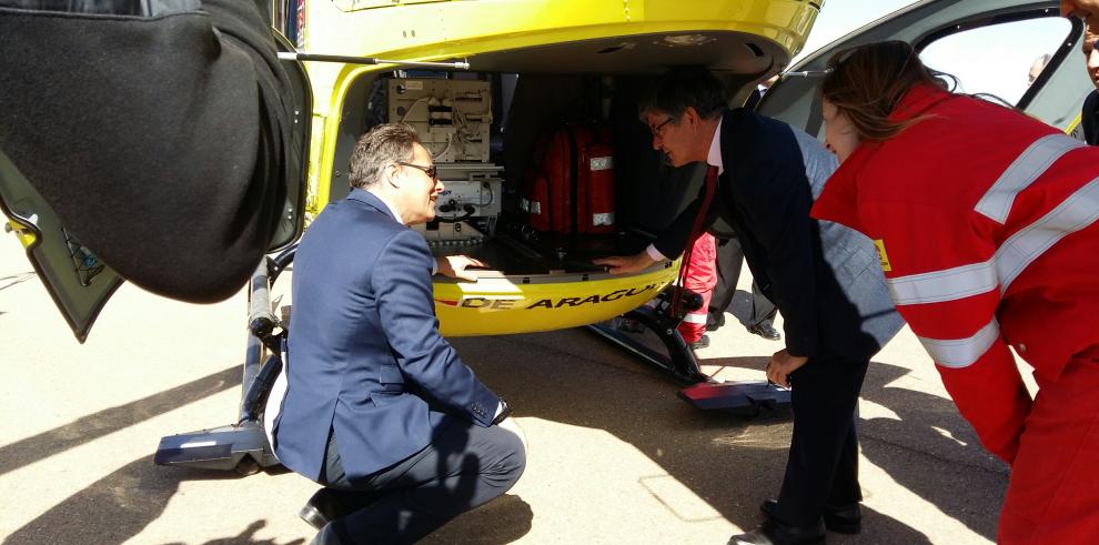 Los nuevos helicópteros sanitarios y de emergencias de Aragón aumentan la seguridad y el confort de pacientes y tripulaciones 