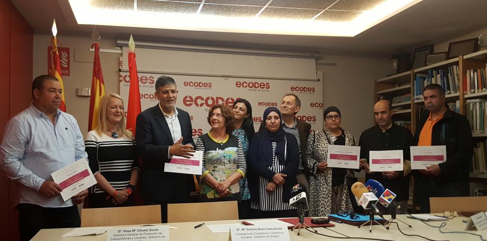 Gobierno de Aragón, el consulado de Marruecos y Ecodes trabajarán conjuntamente para luchar contra el desperdicio alimentario