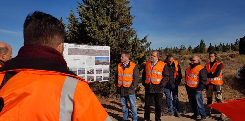 Soro: “Además de mejorar la carretera, seguimos avanzando en el uso de técnicas más sostenibles para luchar contra el Cambio Climático”