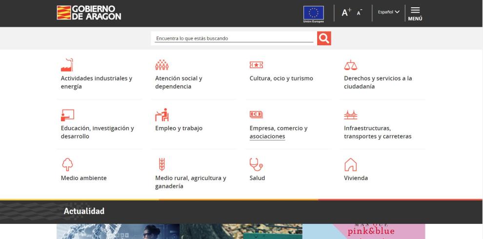 El Gobierno de Aragón renueva su portal web apostando por la accesibilidad y la usabilidad como elementos clave