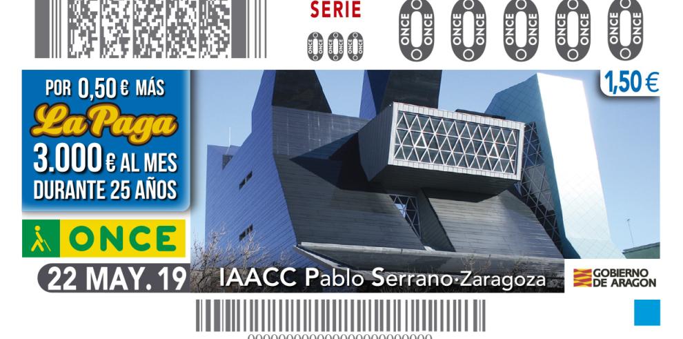 El IAACC Pablo Serrano de Zaragoza llena de Cultura el cupón de la ONCE