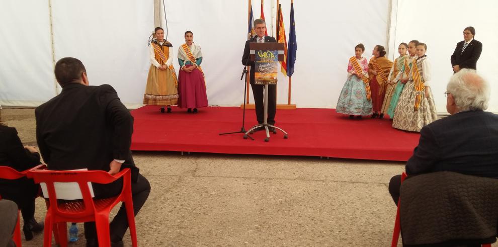 Guillén subraya en Épila la apuesta de Aragón por la agroindustria para asentar la población en el medio rural