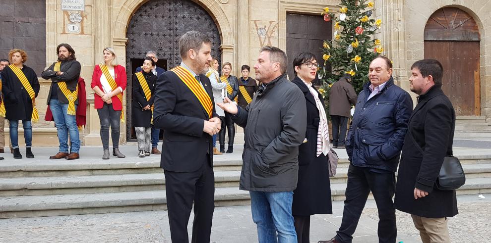 La Lonja y la Casa Consistorial de Alcañiz recuperan el brillo y la policromía original