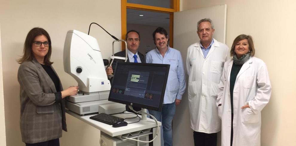 Los oftalmólogos del Hospital Clínico ponen en marcha un proyecto piloto de cribado del edema macular en diabéticos 