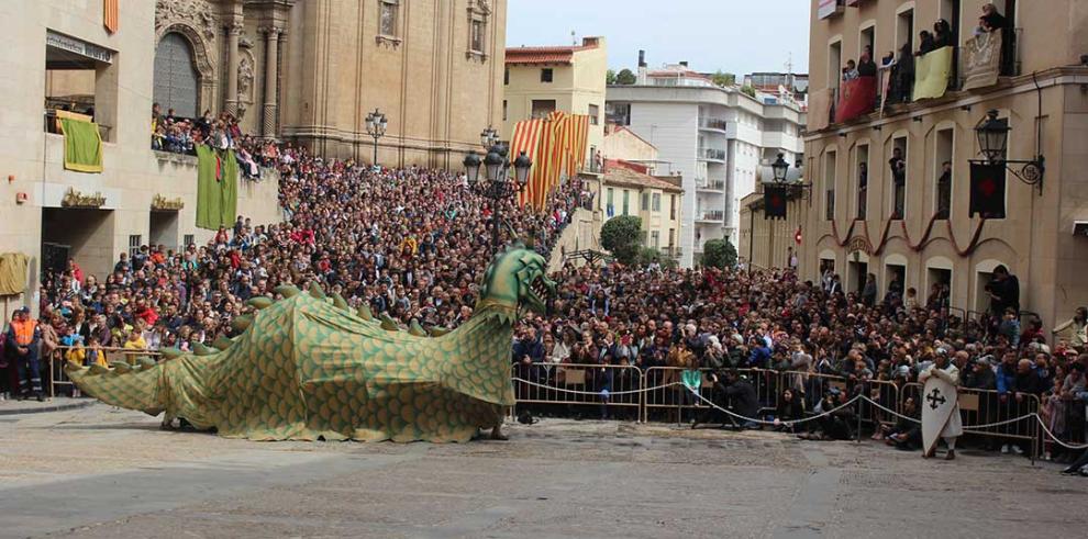 La fiesta del Vencimiento del Dragón de Alcañiz ya es de Interés Turístico de Aragón