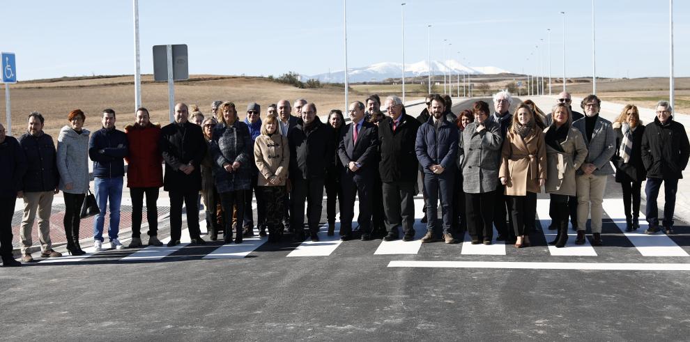 Lambán inaugura la ampliación del polígono de Gallur con la voluntad de seguir captando empresas dada la buena situación estratégica