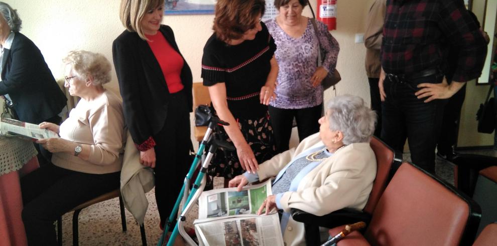 Broto destacado la gran oferta de actividades del Hogar de Mayores de Gallur 