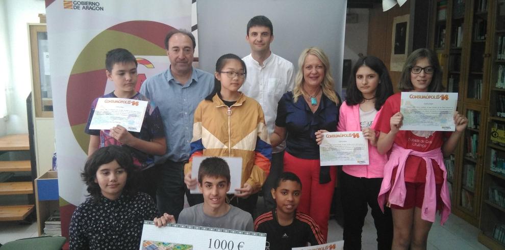 El IES Pablo Gargallo de Zaragoza ganador del concurso Consumópolis en la categoría de primer ciclo de la ESO