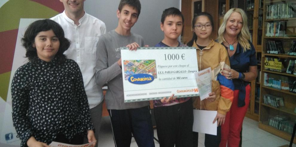 El IES Pablo Gargallo de Zaragoza ganador del concurso Consumópolis en la categoría de primer ciclo de la ESO