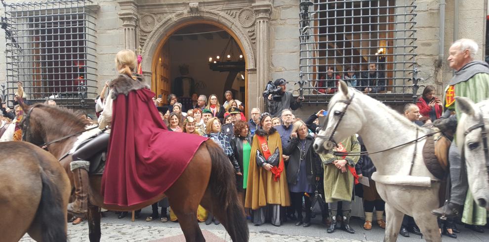 Broto y Ventura participan en la fiesta del Primer Viernes de Mayo en Jaca