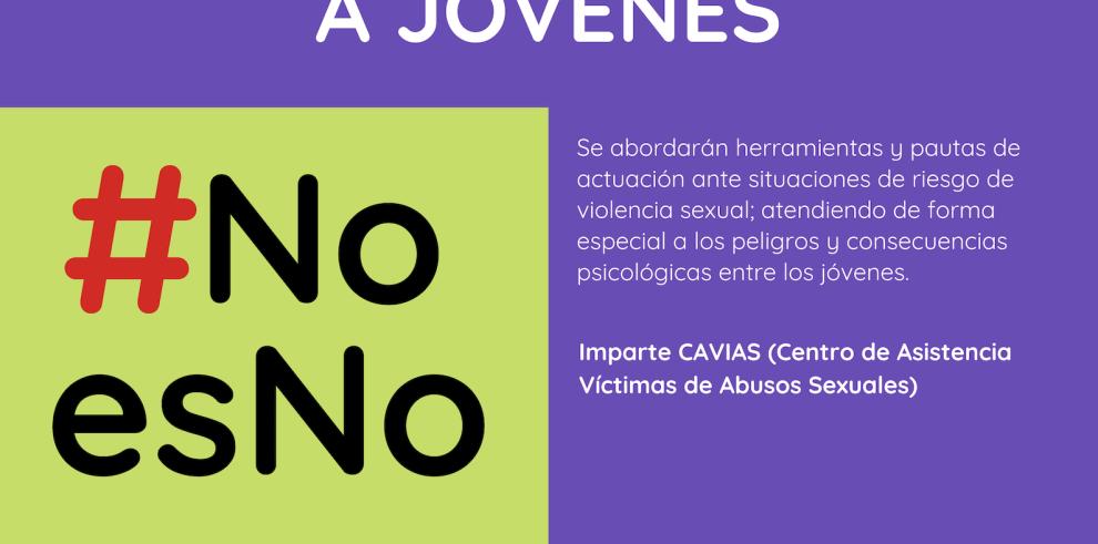 IAM e IAJ organizan un taller de prevención de agresiones sexuales a jóvenes el 5 de abril en Huesca