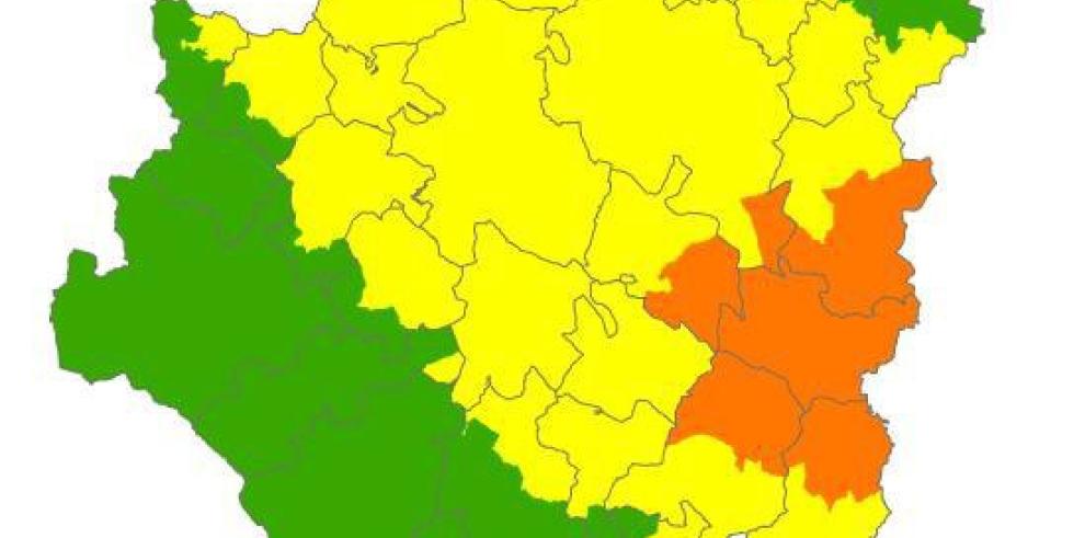 Alerta naranja por riesgo de incendios en el Bajo Ebro Forestal