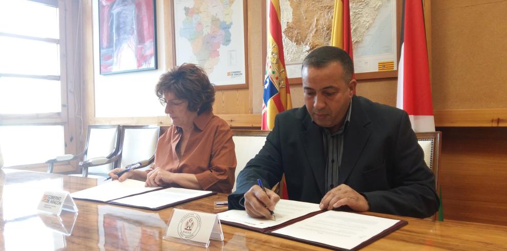 El Gobierno aragonés renueva su colaboración con la Delegación del Pueblo Saharaui en Aragón