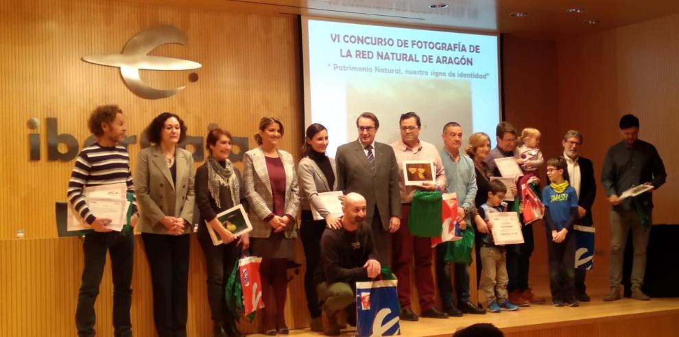 El Gobierno de Aragón y la Fundación IberCaja han entregado los premios del VI Concurso de Fotografía de la Red Natural de Aragón 