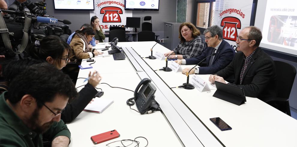 El 112 mejoró su eficacia en 2018 y gestionó más incidentes con menos llamadas