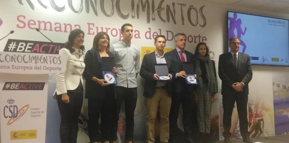 El Consejo Superior de Deportes reconoce a Aragón por su implicación en la Semana Europea del Deporte