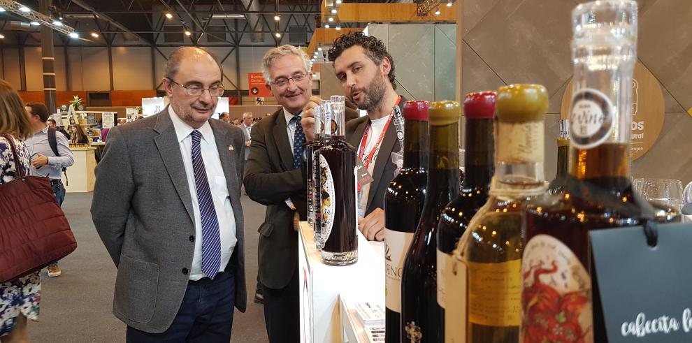 Javier Lambán pone en valor la calidad de los productos aragoneses en el Salón Gourmets