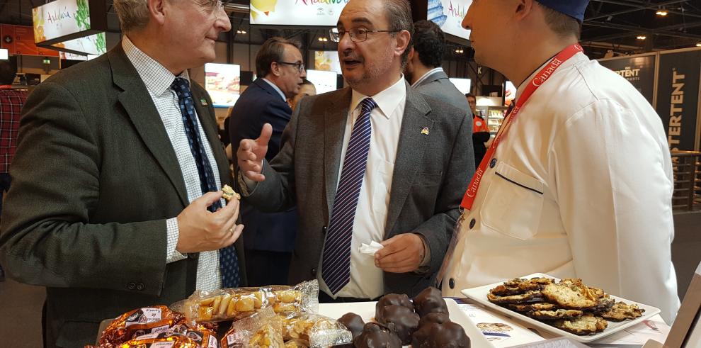 Javier Lambán pone en valor la calidad de los productos aragoneses en el Salón Gourmets