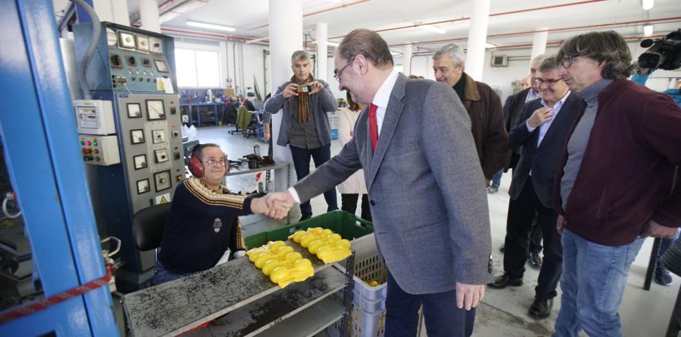 El Presidente de Aragón asegura la continuidad del concierto social para la atención a la discapacidad, dependencia y exclusión social