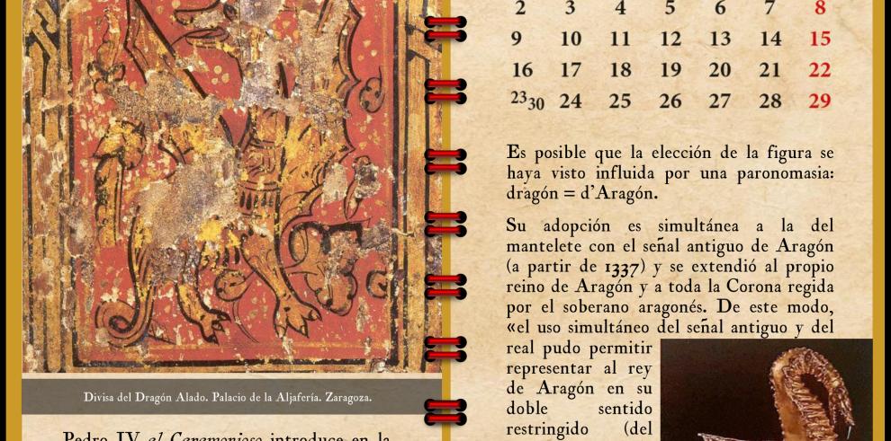 El Presidente de Aragón felicita el Año Nuevo con una nueva versión del calendario sobre la historia de Aragón