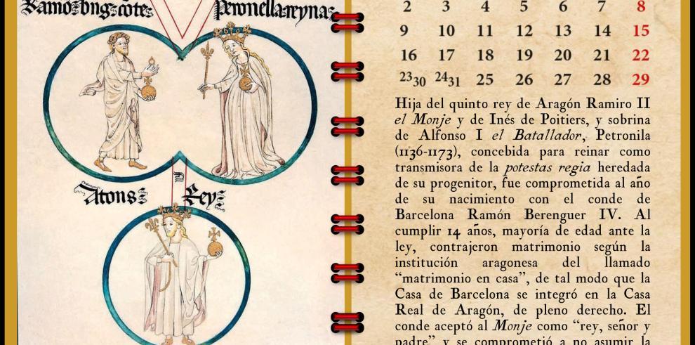 El Presidente de Aragón felicita el Año Nuevo con una nueva versión del calendario sobre la historia de Aragón