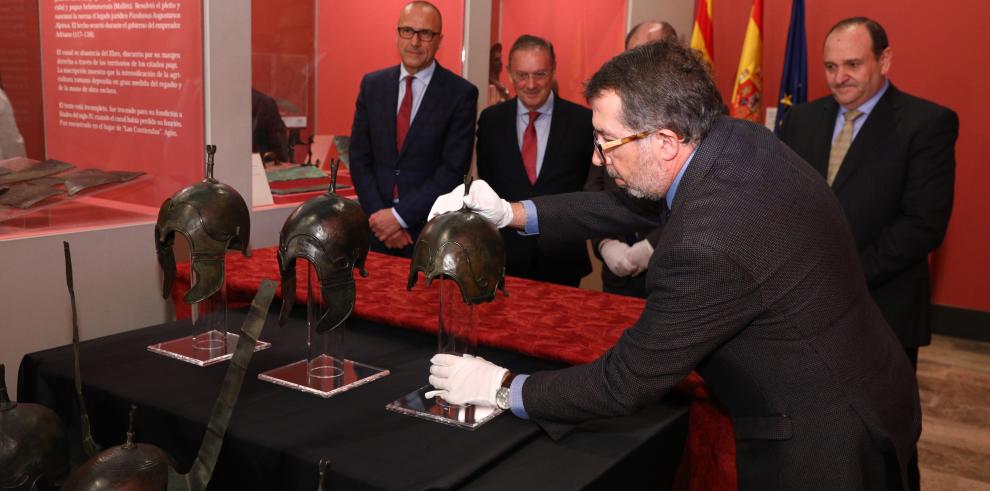 La llegada de los cascos celtíberos recuperados abre la puerta a una vasta exposición sobre el patrimonio y la civilización 