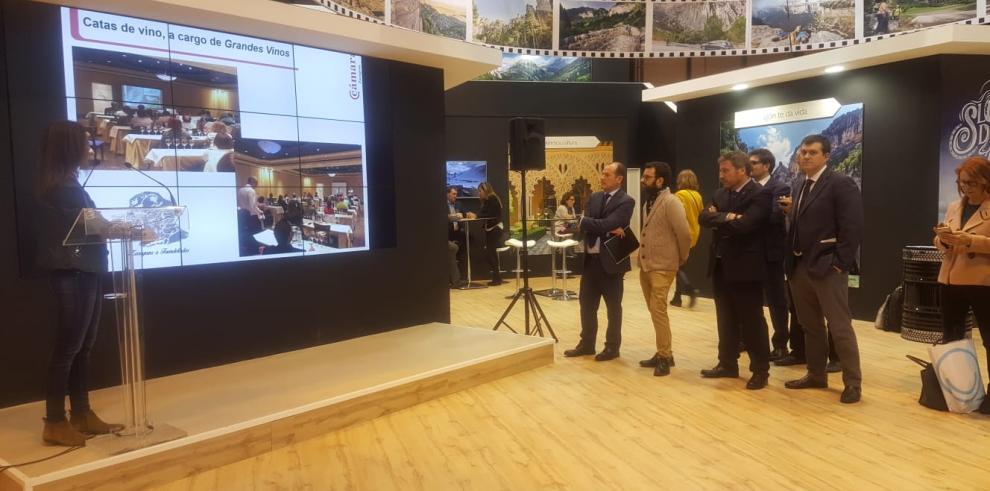 Inauguración del estand de Aragón en FITUR 2019