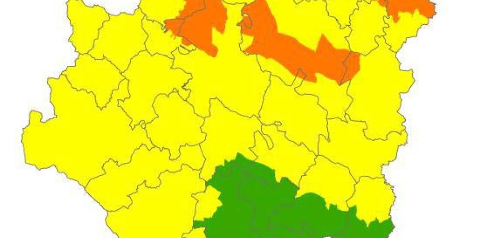 Nivel de alerta naranja por riesgo de incendios forestales en Muelas de Alcubierre y Zuera y en Somontanos Oriental y Occidental